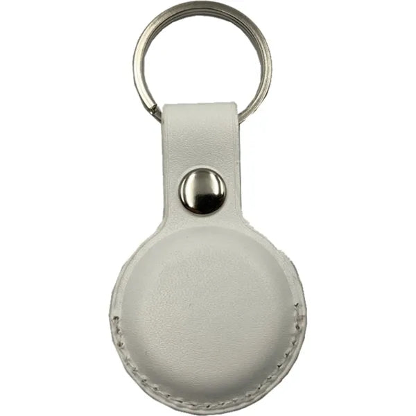 Leather Holder w/ Snap Botton & Keyring Custom Logo