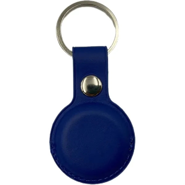 Leather Holder w/ Snap Botton & Keyring Custom Logo