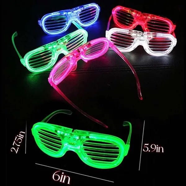 LED light-up glasses
