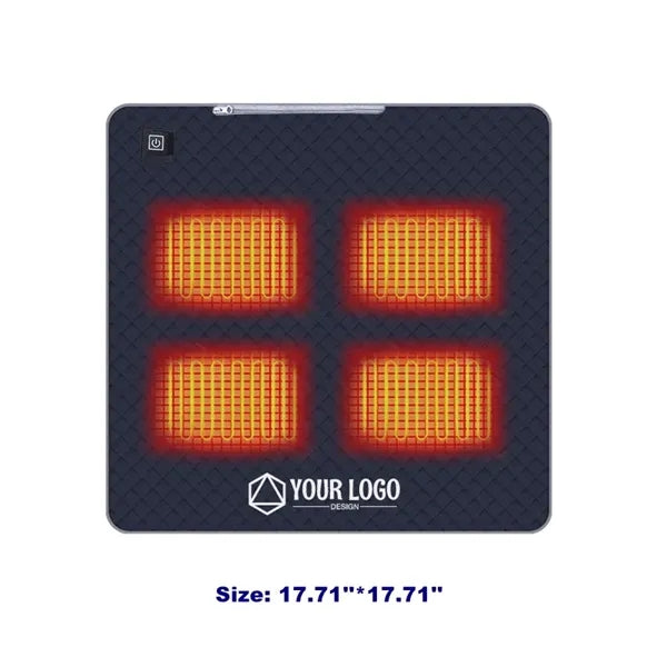 Smart 5V heated pad with 4 warming zones, USB power