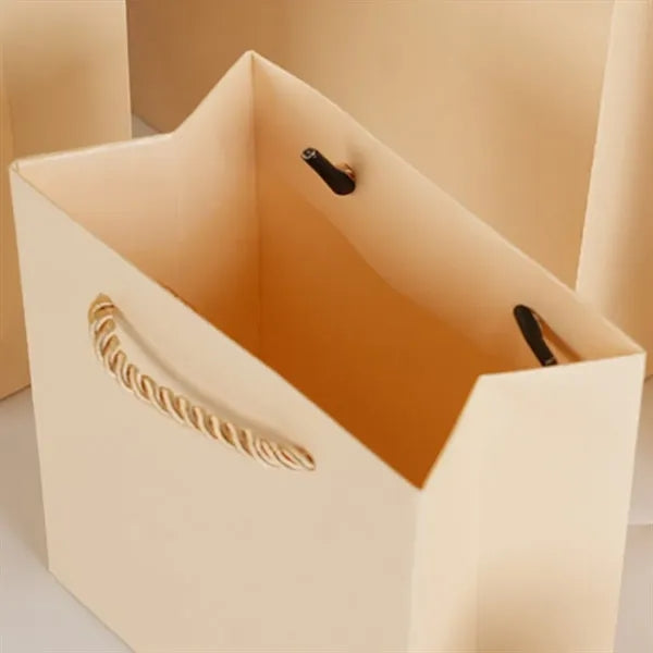 Colorful Spacious Thickened Kraft Paper Handle Gift Bags