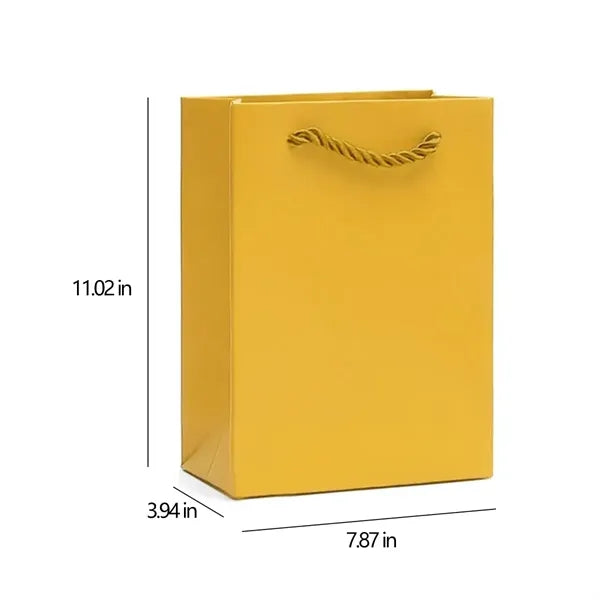 Colorful Spacious Thickened Kraft Paper Handle Gift Bags