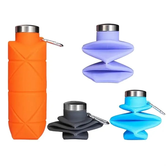 23.6 oz Foldable Silicone Water Bottle
