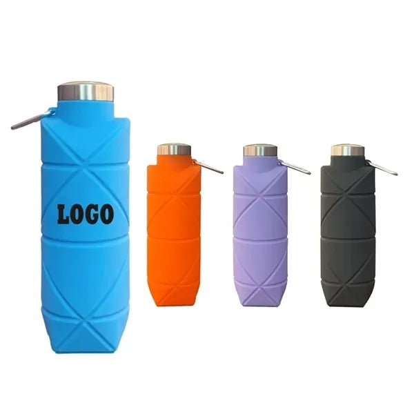 23.6 oz Foldable Silicone Water Bottle