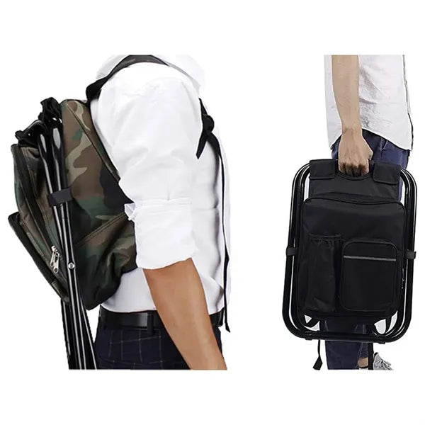 3-in-1 Lightweight Insulated Cooler Foldable Backpack Chair