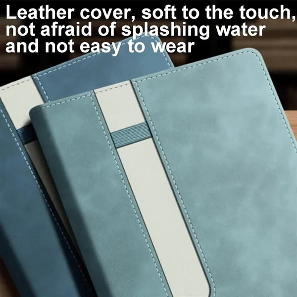 A5 PU Leather Notebook with Pen Holder