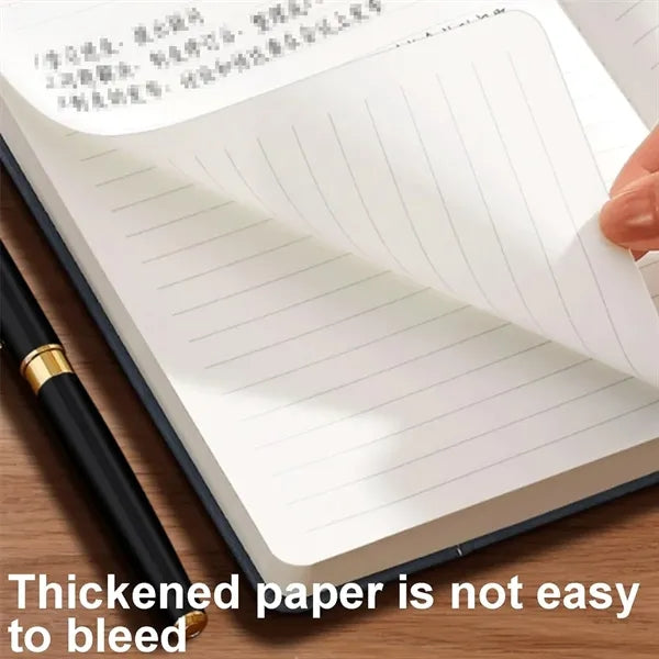 A5 PU Leather Notebook with Pen Holder