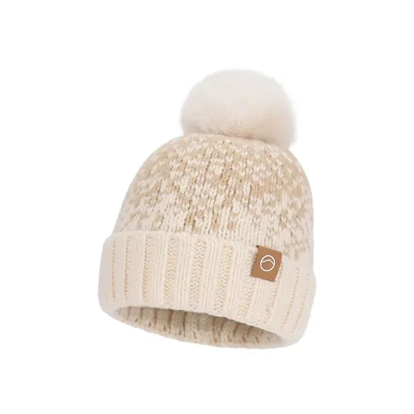 Winter Fleece-Lined Knitted Women's Ear-Warming Hat