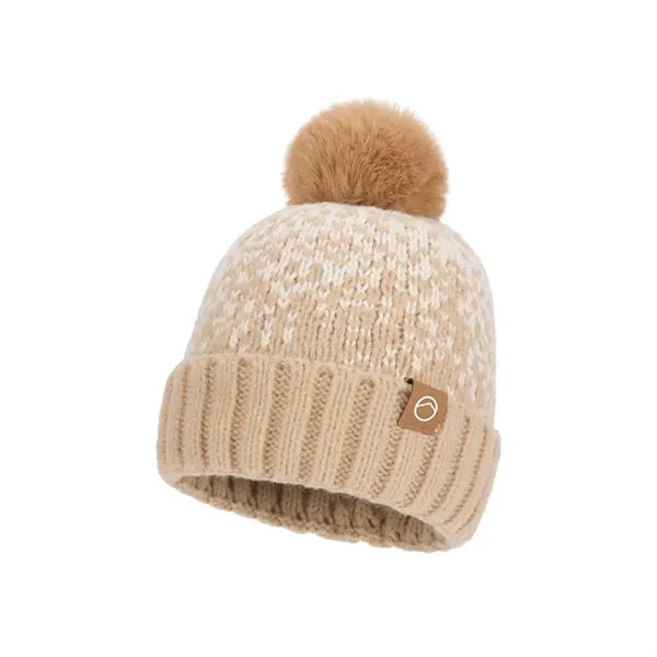 Winter Fleece-Lined Knitted Women's Ear-Warming Hat