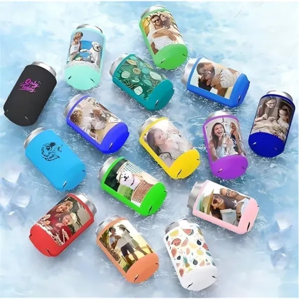 Full Color Neoprene Can Cooler