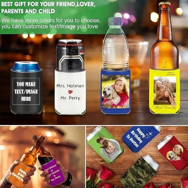 Full Color Neoprene Can Cooler