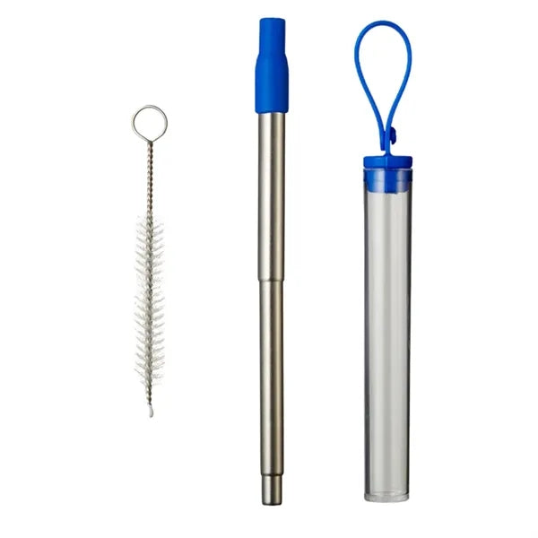 Retractable Metal Straw Travel Set