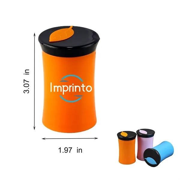 Round PP Plastic Toothpick Holder for Desktop