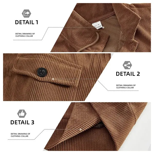 Outerwear Men's Corduroy Utility Jacket
