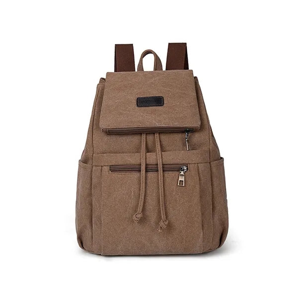 Portable Canvas Backpack Rucksack