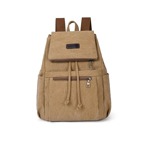 Portable Canvas Backpack Rucksack