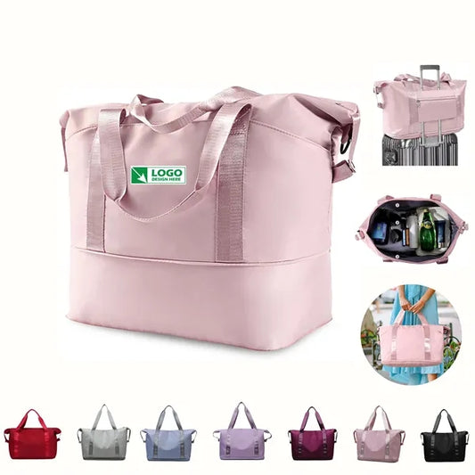 Waterproof Expandable Duffel Bags With Wet Pocket