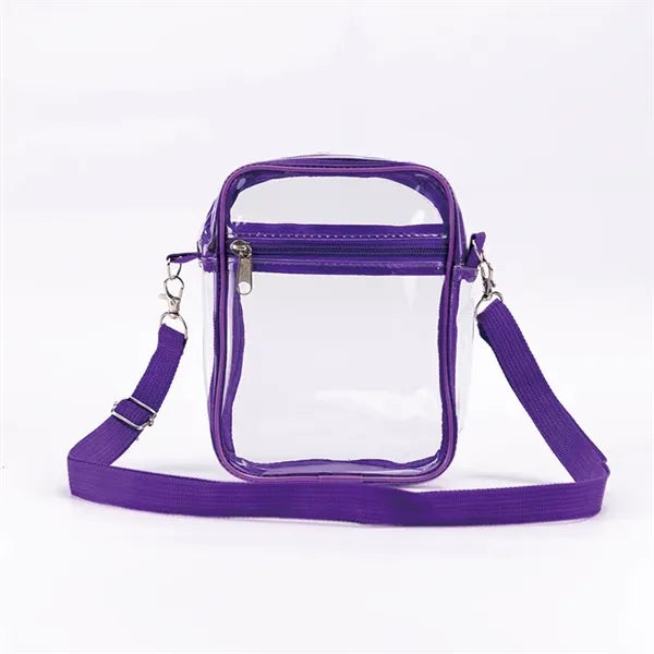 Stadium Approved Clear Crossbody Bag PVC Transparent Purse