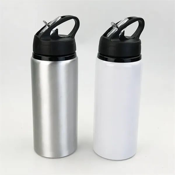 500ml Aluminum Blank Sublimation Water Bottle with Straw Lid