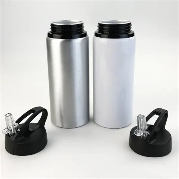 500ml Aluminum Blank Sublimation Water Bottle with Straw Lid