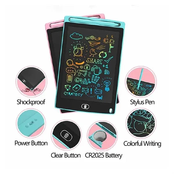 Pressure-Sensitive Screen One-Touch Erase LCD Writing Tablet