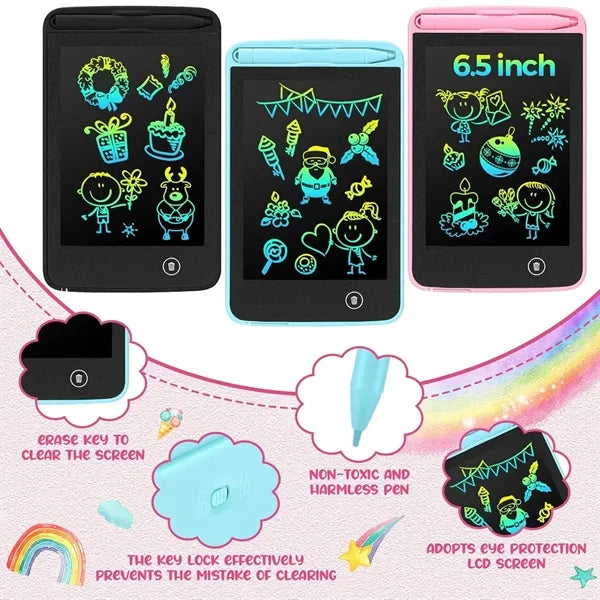 Pressure-Sensitive Screen One-Touch Erase LCD Writing Tablet