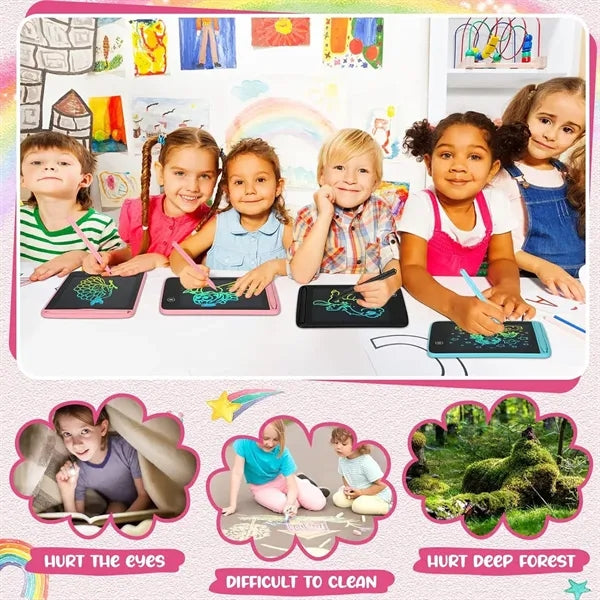 Pressure-Sensitive Screen One-Touch Erase LCD Writing Tablet