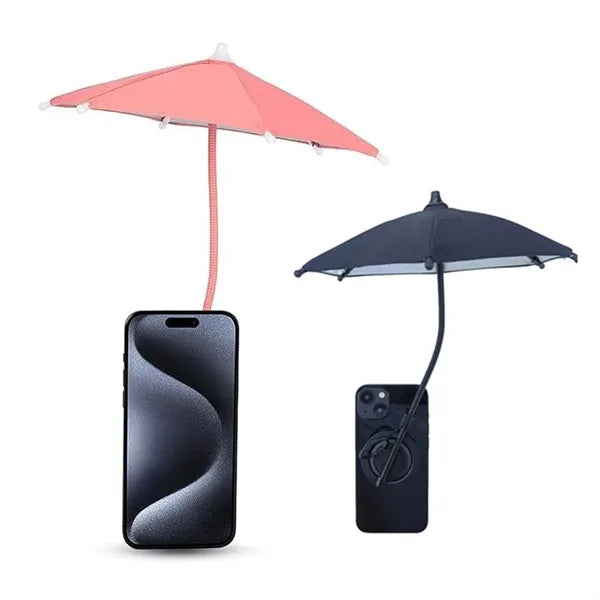 Adjustable Shade Phone Umbrella with Magnetic Ring