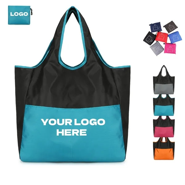28" Oxford Grocery Bag Foldable Shopping Tote 40lb Carrier