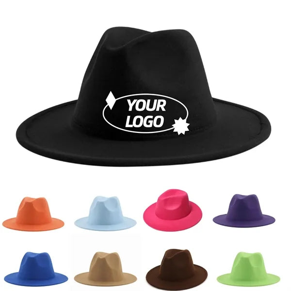 Stylish Wide Brim Fedora Hat