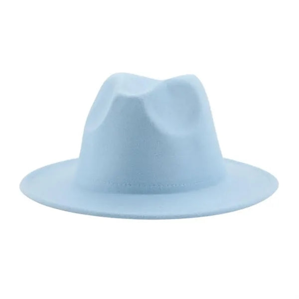 Stylish Wide Brim Fedora Hat
