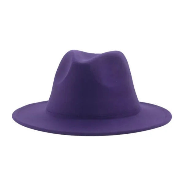 Stylish Wide Brim Fedora Hat
