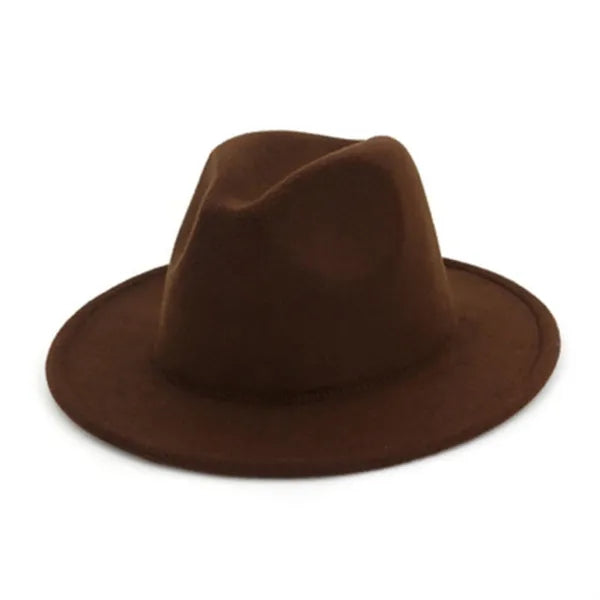 Stylish Wide Brim Fedora Hat