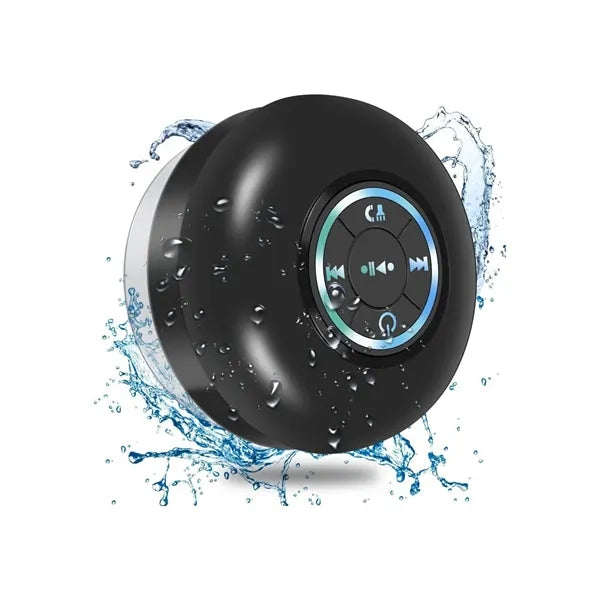 Bluetooth 5.3 LED Lights Suction Cup HD Sound Shower Speaker