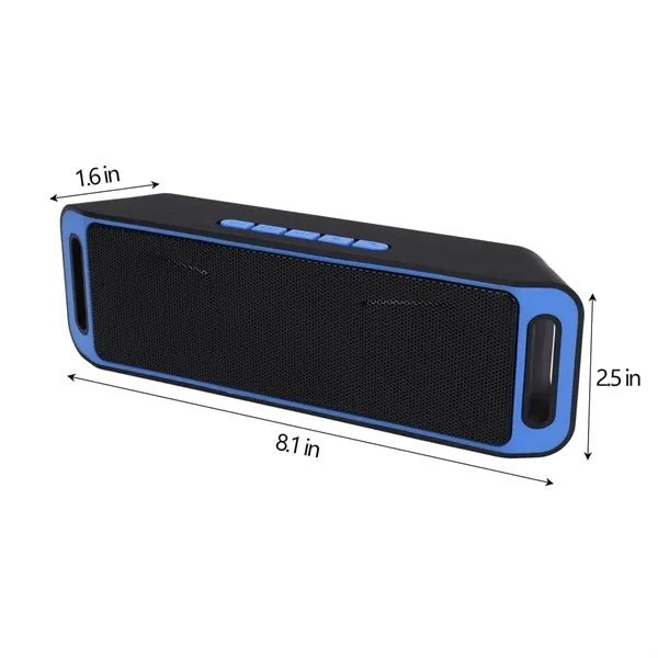 Durable Portable Dual Drivers Bass Boost Bluetooth Speaker