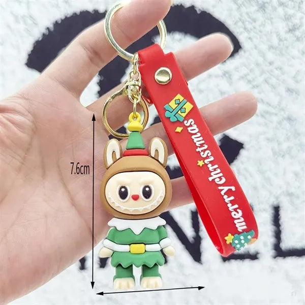 Christmas Labubu Keychain