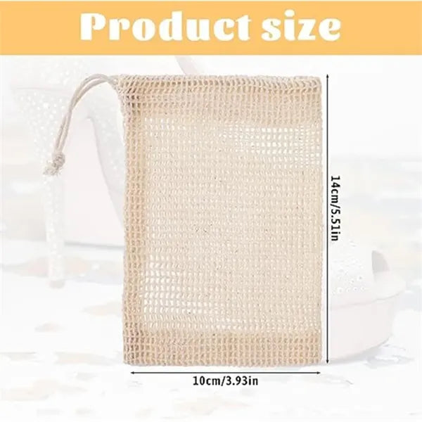 Storage Mesh Drawstring Bag Grocery Net Pouch