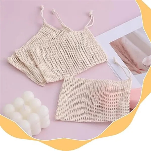 Storage Mesh Drawstring Bag Grocery Net Pouch