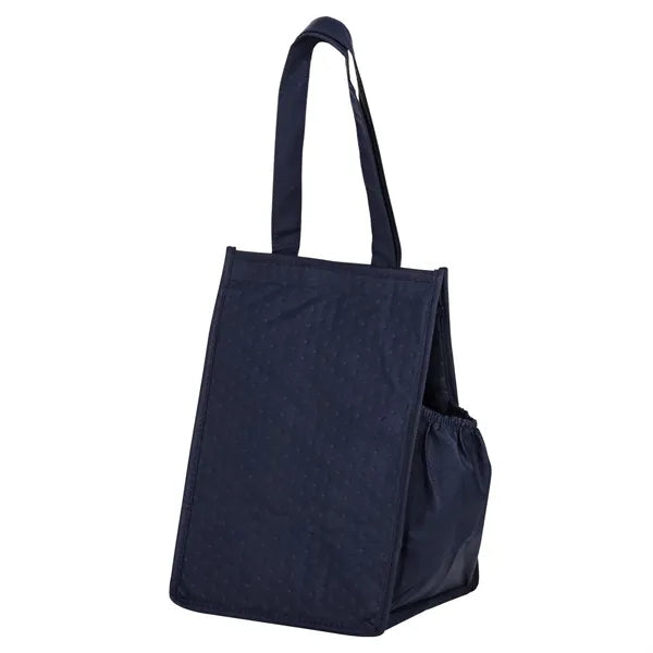 Insulated Non-Woven Lunch Tote w/ Insert (8"x7"x12") - Scree