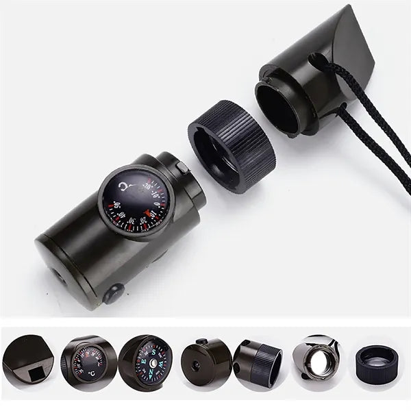 Emergency Outdoor Survival Whistle Kit