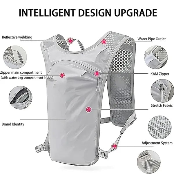 Lightweight Hydration Vest Backpack For Running