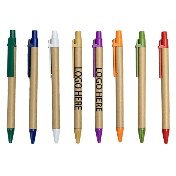 Kraft Paper Eco-friendly Recyclable Ballpoint Pens