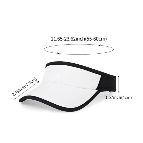Athletic Sun Visor for Sports & Events