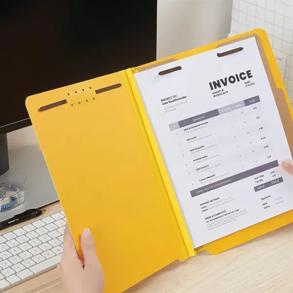 Expanding File Folder with Dividers for Organization
