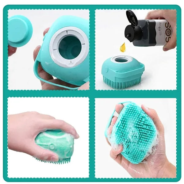 Pet Bath Massage Brush