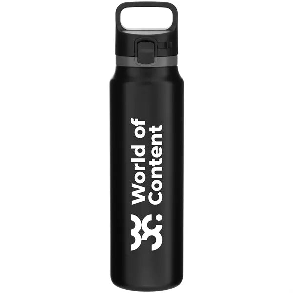 22 oz h2go Harmon Recycled Stainless Steel Water Bottle