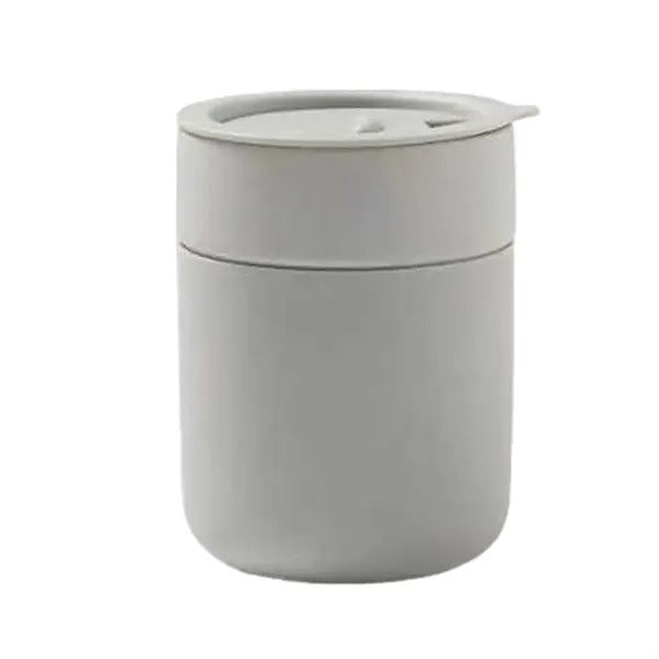 Travel Silicone Ceramic Mug With Lid