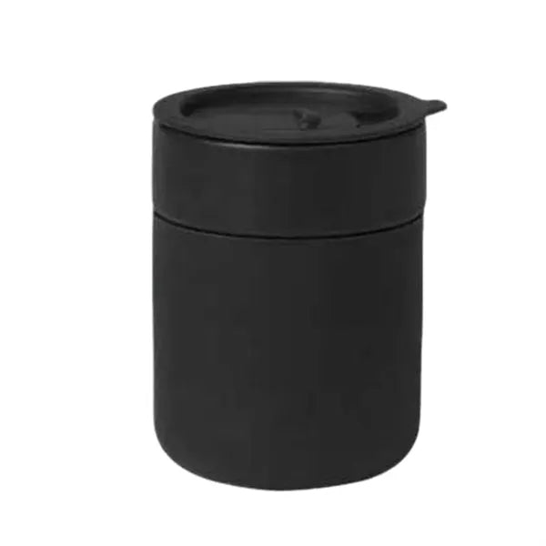 Travel Silicone Ceramic Mug With Lid