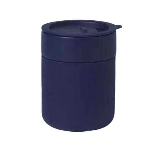 Travel Silicone Ceramic Mug With Lid