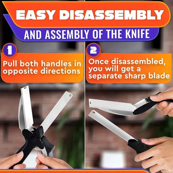 Multifunctional Kitchen Cutting Board Scissors